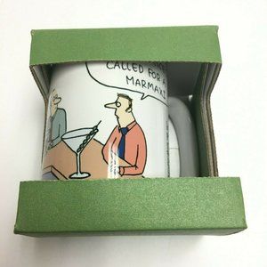 Marmaxi RWO Comic 15oz Ceramic Coffee Mug with Full-Size Handle